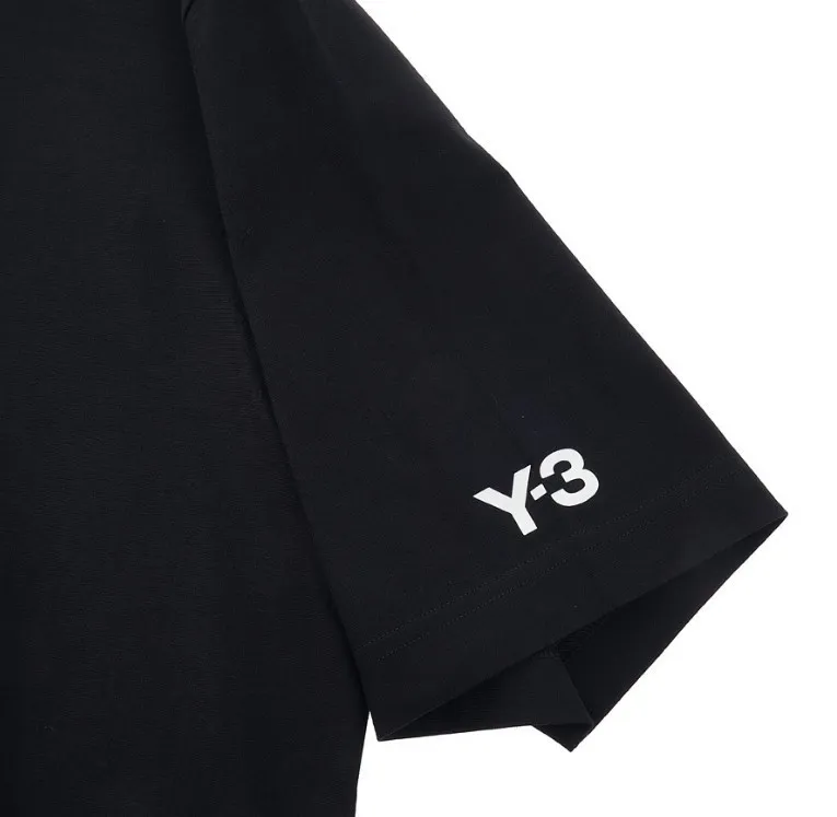 Y-3  |Crew Neck Unisex Street Style Plain Cotton Short Sleeves